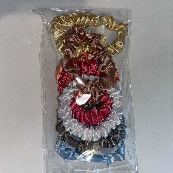 Accessories - B1G1 Set of 8 Satin Hair Scrunchies Multicolor Hair Ties
